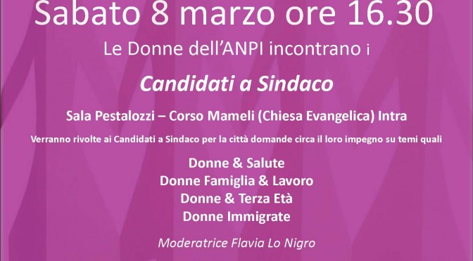 Verbania: incontro con i candidati sindaco