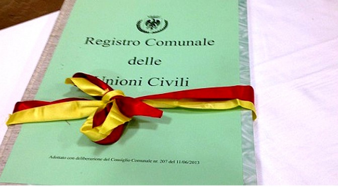 Registro delle unioni civili. A Verbania incontro il 23 marzo