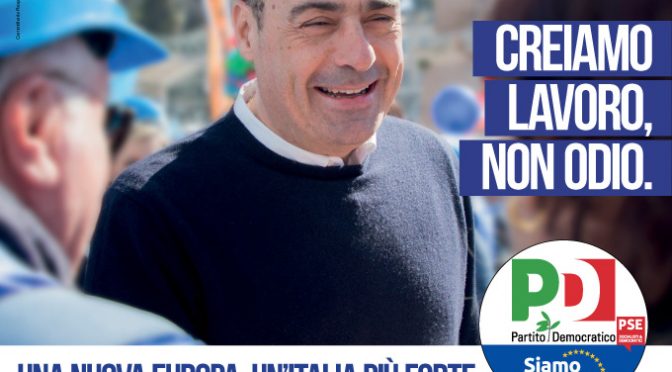 Nicola Zingaretti a Verbania domenica 12 maggio alle ore 16.00