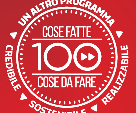 Il programma nazionale del PD: 100 cose fatte, 100 da fare