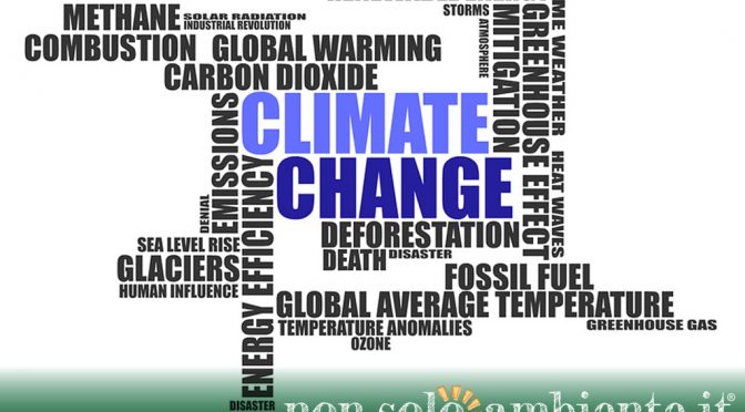 LA GRANDE OCCASIONE. Contrastare i cambiamenti climatici