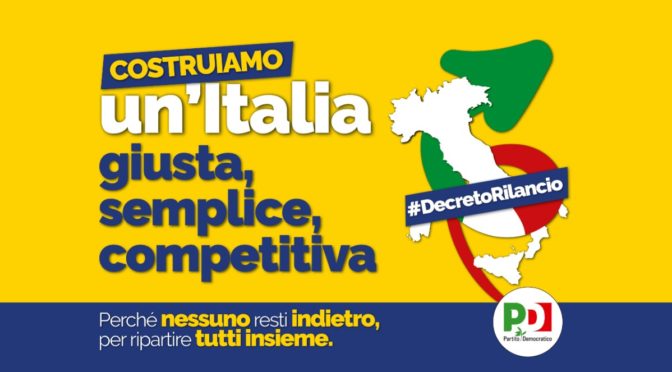 Per avviare la Fase di rilancio i contributi alle imprese e alle famiglie. Per un’Italia giusta, semplice e competitiva.