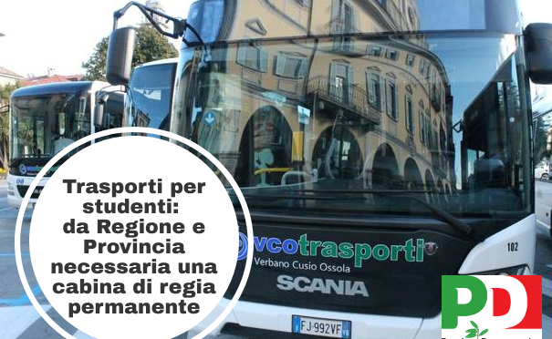 Trasporti scolastici: urgente istituire una cabina di regia.