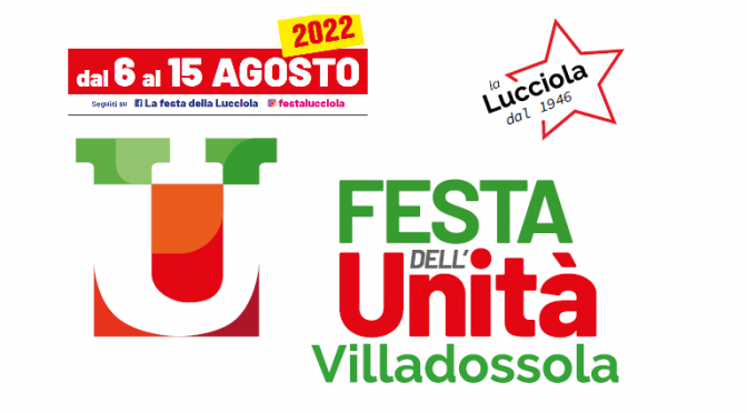 Gli incontri politici alla Festa de l’Unità La Lucciola 2022