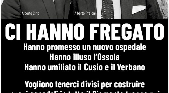 CIRIO E PREIONI CI HANNO FREGATO!