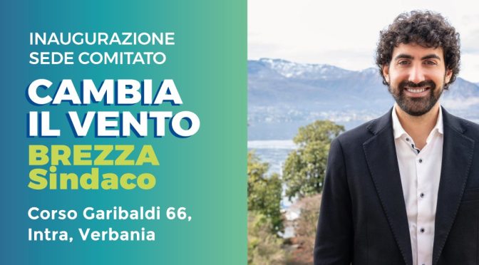 Apertura sede comitato e cena elettorale per Riccardo Brezza Sindaco