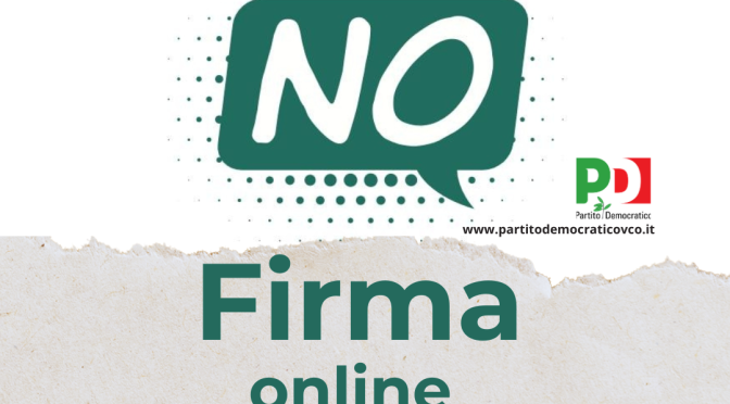 Firma anche tu on line contro la riforma Nordio!